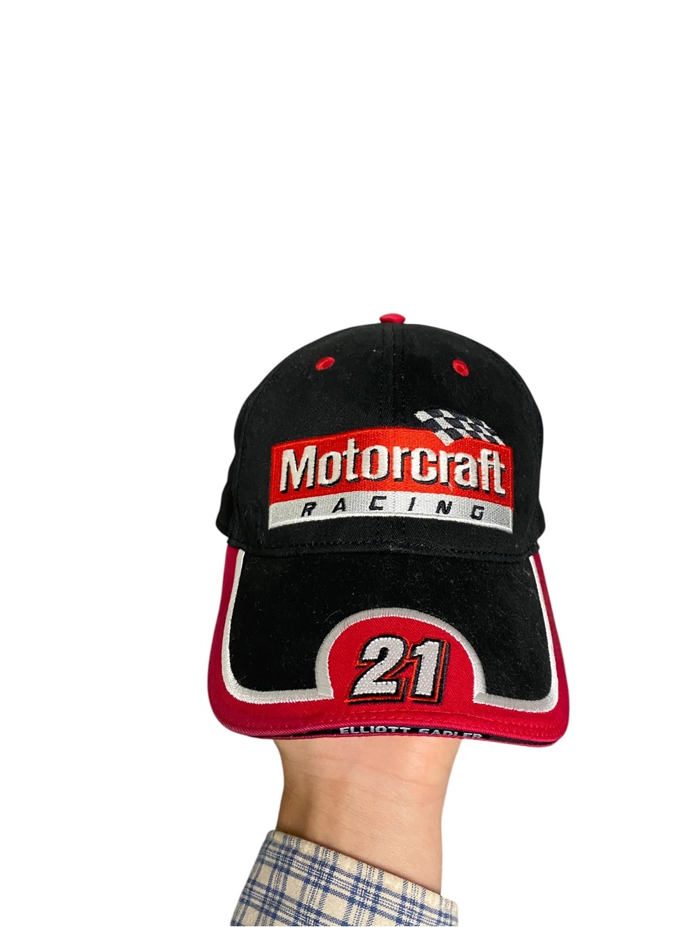 Vintage Motorcraft Racing #21 Elliott‎ Sadler NASCAR Hat